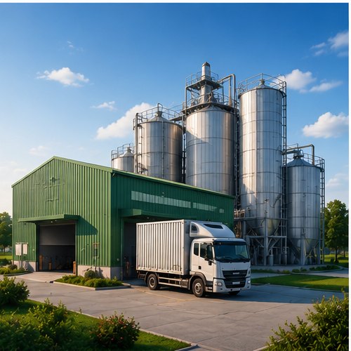 Grain silos and cold chain facility